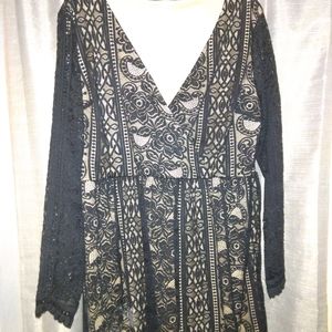 Black Lace dress size XXL